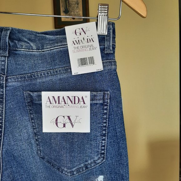 Brand New High Rise Famous Gloria Vanderbilt AMANDA Slimming Jeans!!! - Picture 11 of 14